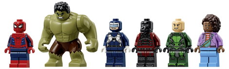LEGO® MARVEL SUPER HEROES 6588690 Nagy leszámolás: Pókember vs. Hulk Építőjáték 6 karakterrel 5. kép