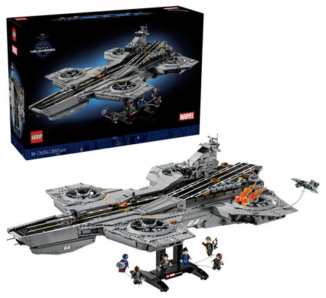 LEGO® MARVEL SUPER HEROES 76354 SHIELD Helicarrier Gyűjthető építőkészlet felnőtt rajongóknak 3. kép