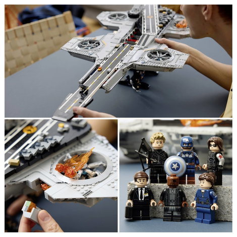 LEGO® MARVEL SUPER HEROES 76354 SHIELD Helicarrier Gyűjthető építőkészlet felnőtt rajongóknak 9. kép
