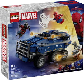LEGO® MARVEL SUPER HEROES 76349 Pókember üldözi a börtönszállítót  Építőjáték  4 minifigura