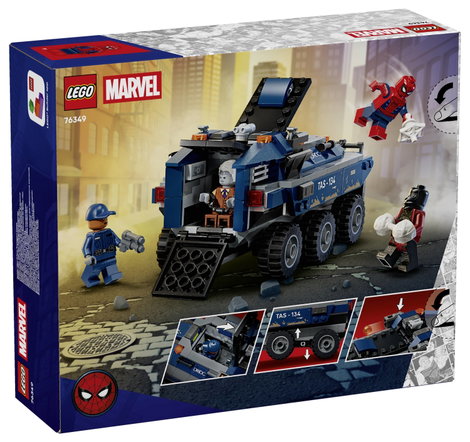 LEGO® MARVEL SUPER HEROES 76349 Pókember üldözi a börtönszállítót Építőjáték 4 minifigura 2. kép