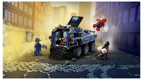LEGO® MARVEL SUPER HEROES 76349 Pókember üldözi a börtönszállítót Építőjáték 4 minifigura 7. kép