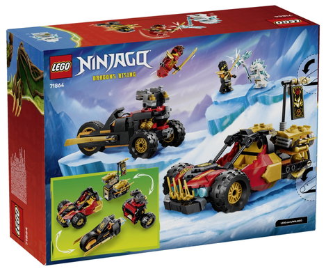 LEGO® NINJAGO 71864 Kai és Cole kombija építőkészlet 3 minifigurával 2. kép