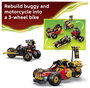 LEGO® NINJAGO 71864 Kai és Cole kombija építőkészlet 3 minifigurával 4. bélyegkép