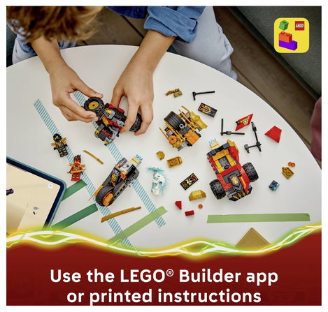 LEGO® NINJAGO 71864 Kai és Cole kombija építőkészlet 3 minifigurával 6. kép