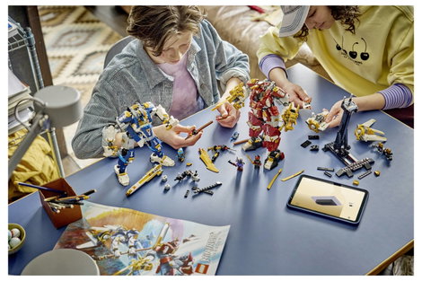 LEGO® NINJAGO 71870 Az Iker Titán Mechek akciófigurák építéshez, játékhoz és kiállításhoz 4. kép