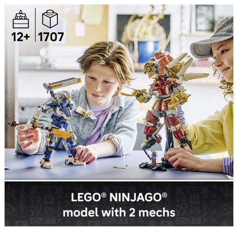 LEGO® NINJAGO 71870 Az Iker Titán Mechek akciófigurák építéshez, játékhoz és kiállításhoz 6. kép