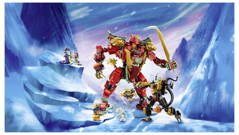 LEGO® NINJAGO 71868 Wyldfyres Sárkány Mech és 6 minifigura Építőjáték szerepjátékhoz 11. kép