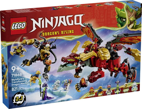 LEGO® NINJAGO 71868 Wyldfyres Sárkány Mech és 6 minifigura Építőjáték szerepjátékhoz