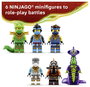 LEGO® NINJAGO 71869 Sivatagi tengerész játék teherautó gyerekeknek 3 jármű és 6 minifigura 6. bélyegkép