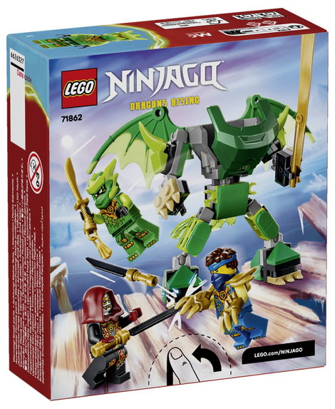 LEGO® NINJAGO 71862 Lloyd Sárkány Mech csatakészlete akciófigurával és 3 minifigurával 2. kép