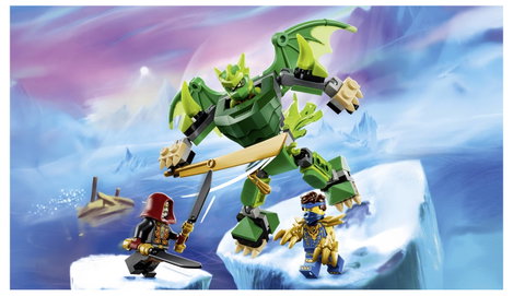 LEGO® NINJAGO 71862 Lloyd Sárkány Mech csatakészlete akciófigurával és 3 minifigurával 8. kép