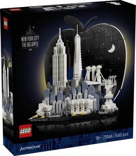 LEGO® ARCHITECTURE 6588557 New York City – A Nagy Alma  Építőkészlet, Szobadekoráció Felnőtteknek