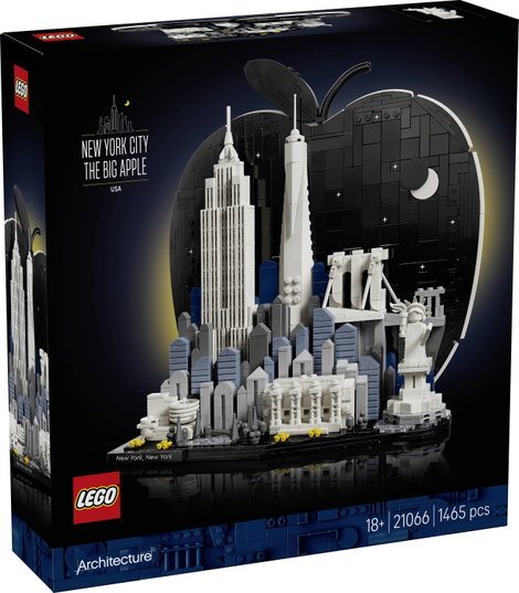LEGO® ARCHITECTURE 6588557 New York City – A Nagy Alma Építőkészlet, Szobadekoráció Felnőtteknek