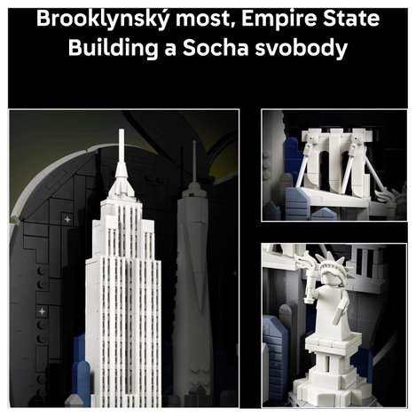LEGO® ARCHITECTURE 6588557 New York City – A Nagy Alma Építőkészlet, Szobadekoráció Felnőtteknek 7. kép