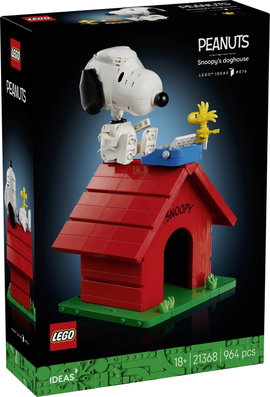 21368 LEGO® IDEAS Peanuts: Snoopy kutyaólaja  Felnőtteknek szóló építőkészlet 2 figurával