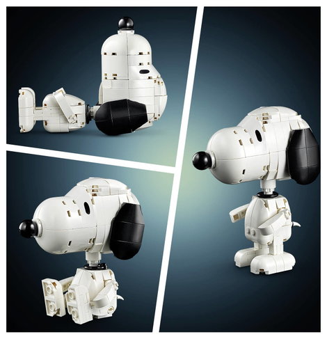 21368 LEGO® IDEAS Peanuts: Snoopy kutyaólaja Felnőtteknek szóló építőkészlet 2 figurával 3. kép