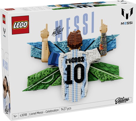43018 LEGO® Editions Lionel Messi – gólünnep 3D falikép