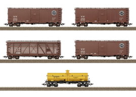 TRIX T24915 Teherkocsi DC H0 amerikai teherkocsi készlet &quot Southern Pacific&quot  - 5 darabos