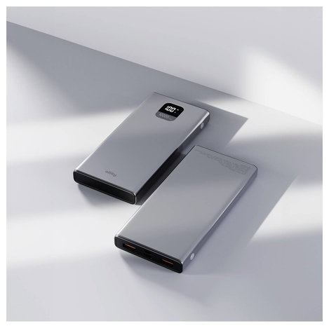 Allity APB-100 Powerbank 10000 mAh Quick Charge, Power Delivery LiPo USB-C®, USB-A Szürke 8. kép