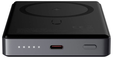 Allity APB-300 Wireless powerbank 10000 mAh Quick Charge, Power Delivery Szürke 2. kép