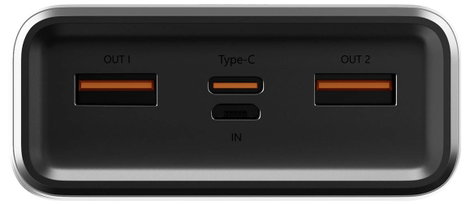 Allity APB-100 Powerbank 20000 mAh Quick Charge, Power Delivery LiPo USB-C®, USB-A Szürke állapotjel 5. kép