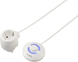 Sygonix SY-7048602 Kapcsolható köztes dugalj Külön kapcsolóval Fehér