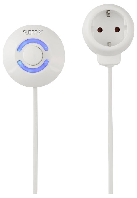 Sygonix SY-7048602 Kapcsolható köztes dugalj Külön kapcsolóval Fehér 3. kép