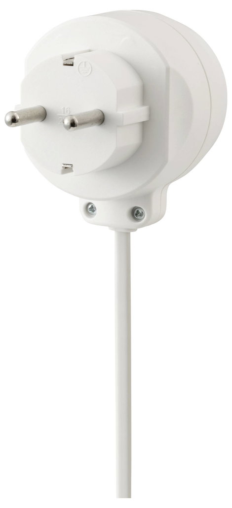 Sygonix SY-7048602 Kapcsolható köztes dugalj Külön kapcsolóval Fehér 4. kép