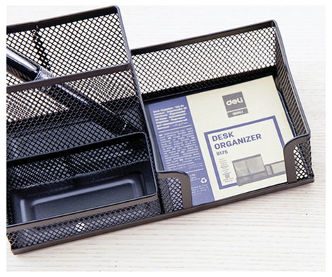 DELI D420590 Íróasztal rendező Fekete 5. kép