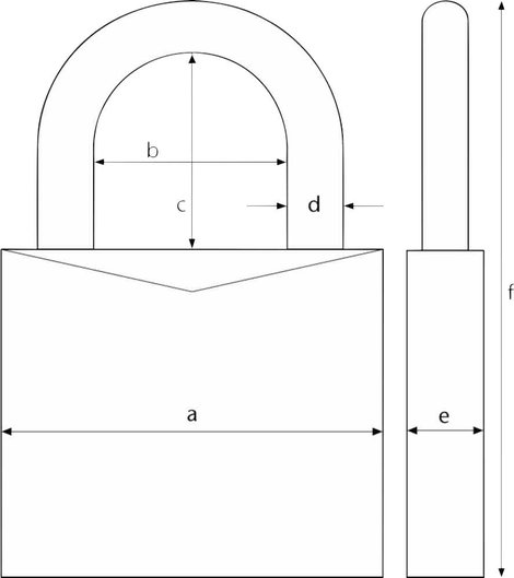 ABUS 79476 Függő lakat 40 mm 5. kép
