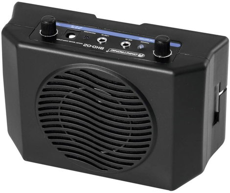 Övön hordható mikrofonos erősítő, aktív hangszóró, Omnitronic BHD-02 2. kép