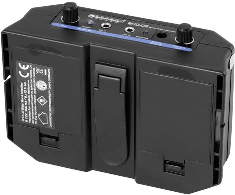 Övön hordható mikrofonos erősítő, aktív hangszóró, Omnitronic BHD-02 4. kép