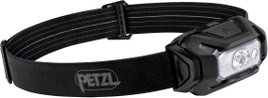Petzl ARIA® 1 RGB Black LED Fejlámpa Elemekről üzemeltetett, Li-ion akkuk, vagy elemes működés 350 l