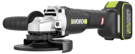 Worx WU928 Akkus fúrókalapács, Akkus sarokcsiszoló, Akkus ütvefúrógép 20 V 5 Ah Lítiumion 2. akkuval 6. kép