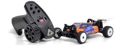 Hobby Plus 1:24 2WD Buggy Speck-B RTR (Razor Orange) + Absima Case Narancs Brushed 1:24 RC kezdő mod 3. kép