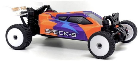 Hobby Plus 1:24 2WD Buggy Speck-B RTR (Razor Orange) + Absima Case Narancs Brushed 1:24 RC kezdő mod 4. kép