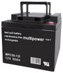 multipower MPC50-12I Ólomakku 12 V 50 Ah Ólom-vlies (AGM) (Sz x Ma x Mé) 199 x 171 x 166 mm M6 csava bélyegkép