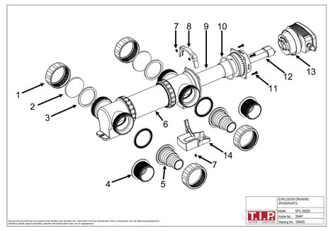 T.I.P. - Technische Industrie Produkte 30447 SPU 36000 UV-C sugárzó 7.000 l/óra 13. kép