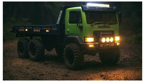 Hobby Plus 1:18 CR-18P Arktos 6x6-V1.5 Green RTR 1:18 Brushed RC modellautó Elektro Rock Crawler 6 W 2. kép