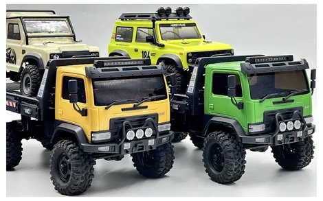 Hobby Plus 1:18 CR-18P Arktos 6x6-V1.5 Green RTR 1:18 Brushed RC modellautó Elektro Rock Crawler 6 W 5. kép