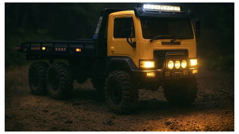 Hobby Plus 1:18 CR-18P Arktos 6x6-V1.5 Sand-Col. RTR 1:18 Brushed RC modellautó Elektro Rock Crawler 2. kép