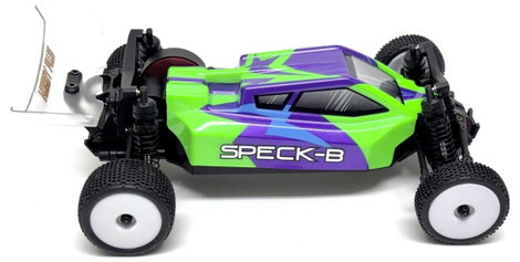 Hobby Plus 1:24 2WD Buggy Speck-B RTR (Green & Creme) Limited Edition Krém, Zöld Brushed 1:24 RC kez 4. kép