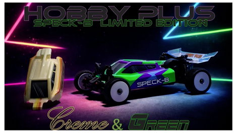 Hobby Plus 1:24 2WD Buggy Speck-B RTR (Green & Creme) Limited Edition Krém, Zöld Brushed 1:24 RC kez 5. kép