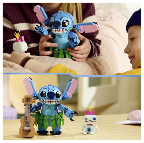 LEGO® DISNEY 43296 Toy Stitch és Scrump " plüssjáték" 6. kép
