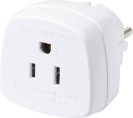 Sygonix SY-7062426 Úti adapter US/Schutzkontakt