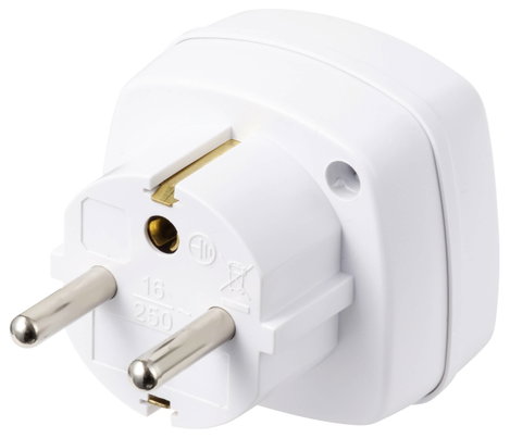 Sygonix SY-7062426 Úti adapter US/Schutzkontakt 2. kép