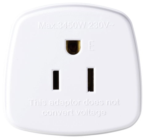 Sygonix SY-7062426 Úti adapter US/Schutzkontakt 3. kép