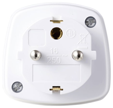 Sygonix SY-7062426 Úti adapter US/Schutzkontakt 4. kép