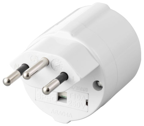 Sygonix SY-6949550 Úti adapter Schutzkontakt/CH 2. kép